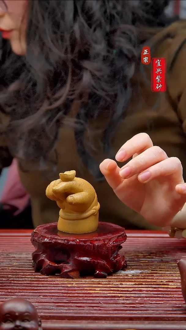 紫砂茶宠宜兴紫砂茶宠摆件