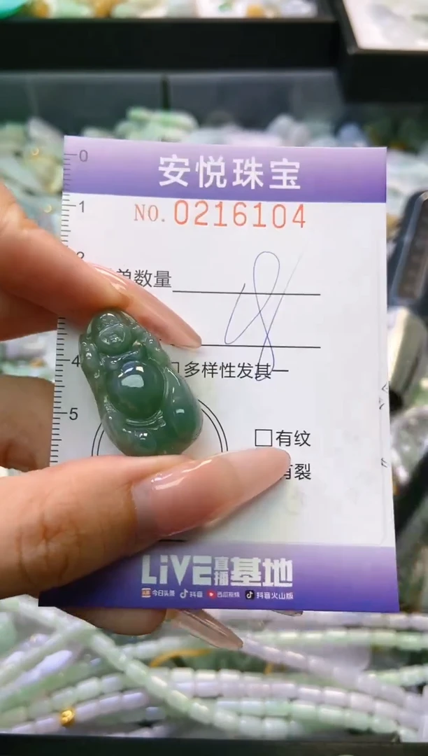 翡翠未镶嵌颈饰闪购0216104
