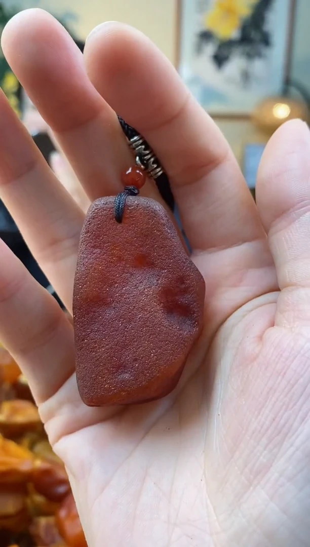 【闪购商品】琥珀颈饰未镶嵌吊坠