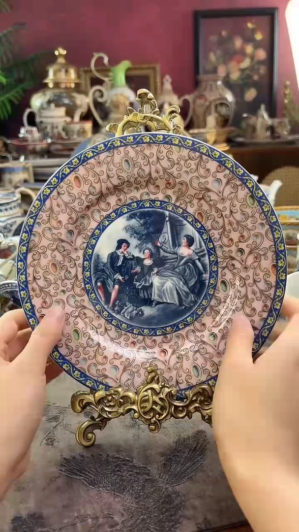 瓷欧洲名画 圆盘