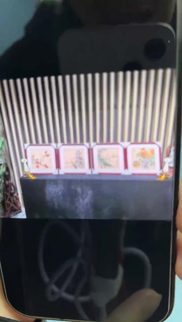 国画曾***印许宜锦老师4条屏