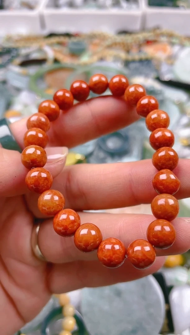 【闪购商品】翡翠颈饰未镶嵌7-8MM/B/翡翠A货一图一物