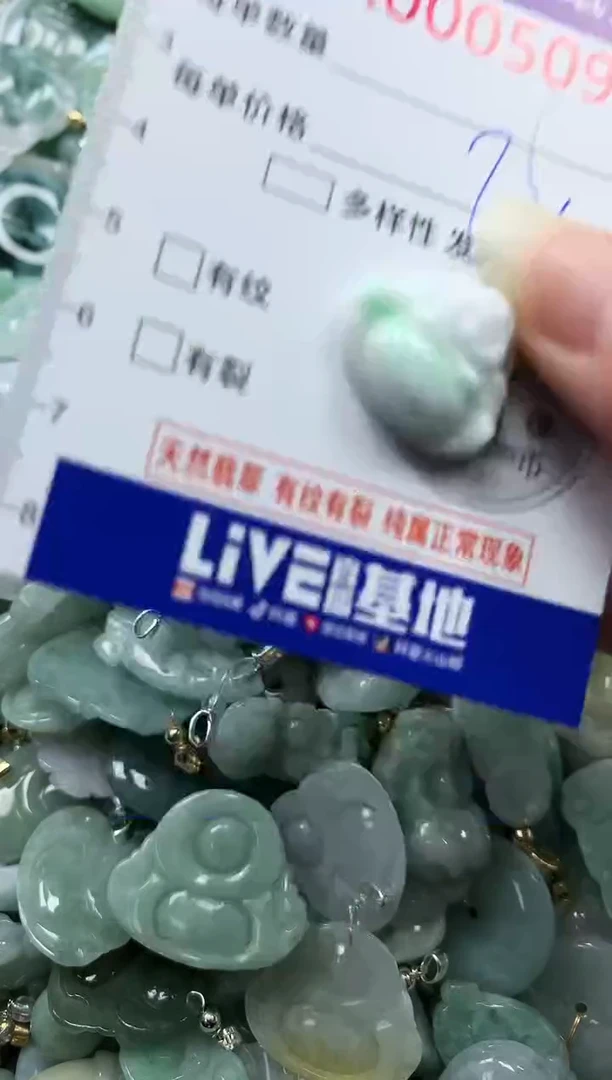 吊坠(不含链)未镶嵌翡翠5098