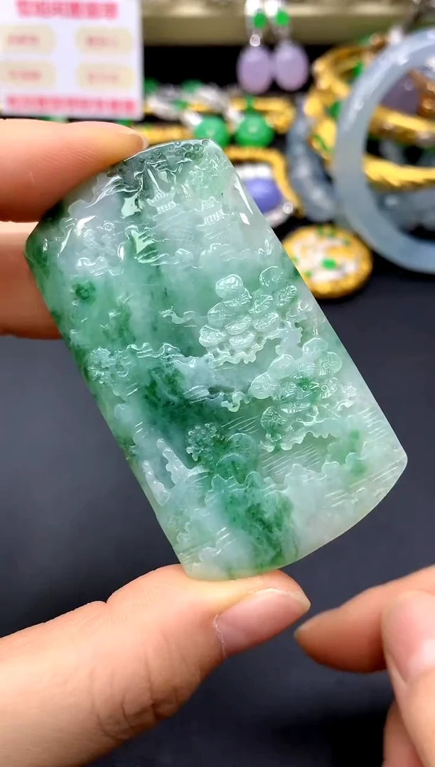 颈饰未镶嵌翡翠50-中国好珍宝