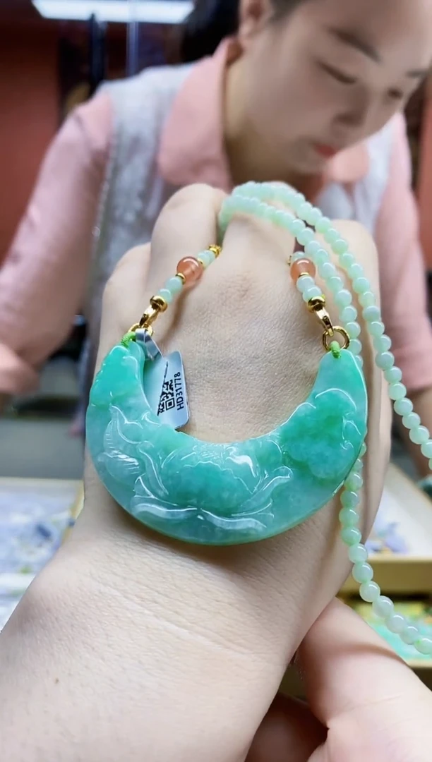 颈饰未镶嵌翡翠翡翠吊坠