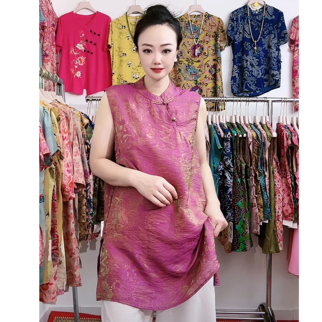 556款时尚气质夏季新中式上衣