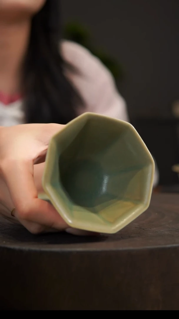 杯子八方杯 汝州原产地  原矿老釉
