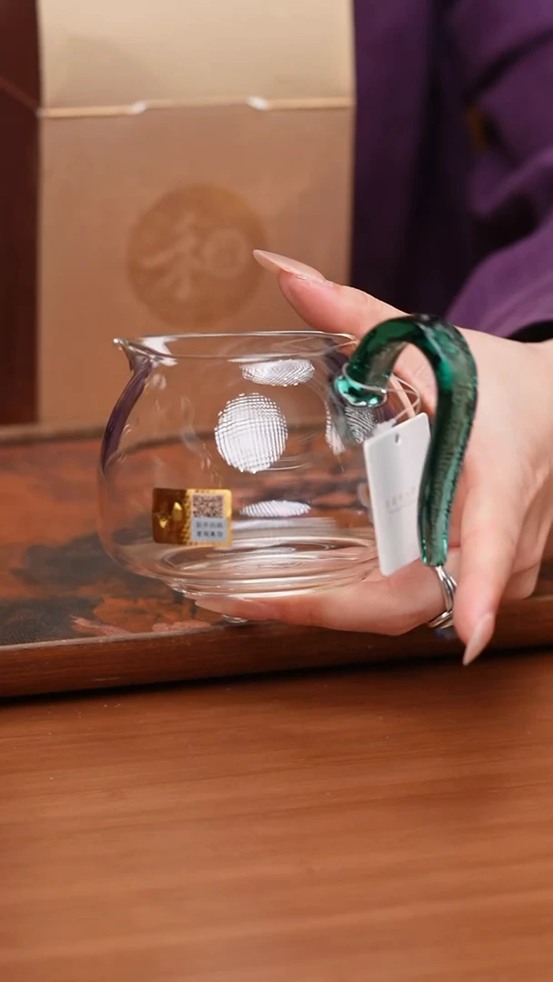 【闪购商品】禾器/晶彩云纹淡然/墨绿