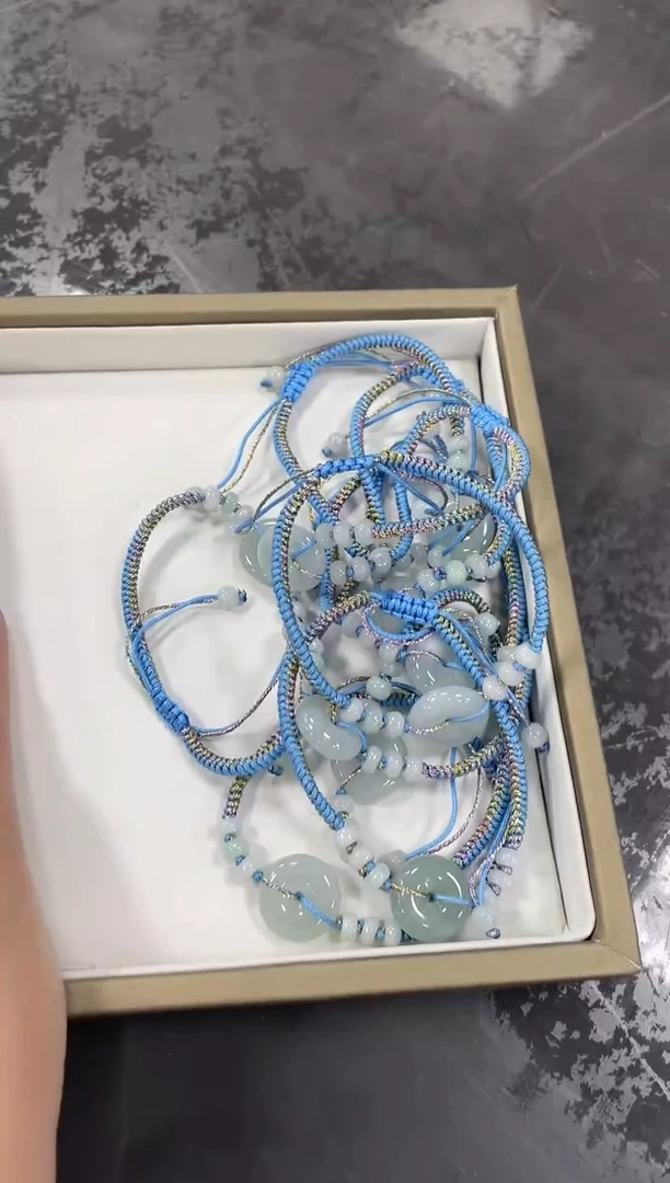 未镶嵌挂件翡翠手绳多样性发1件