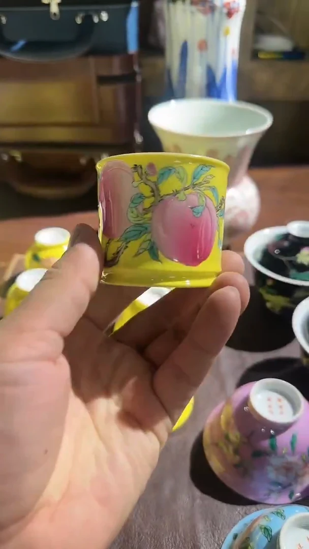 瓷片景德镇瓷器茶器茶杯