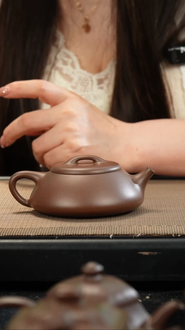 茶壶紫砂单**?老紫泥纳瓢160