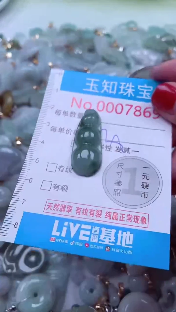 吊坠(不含链)未镶嵌翡翠7869