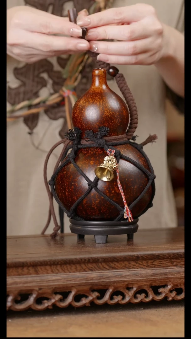 113号精品天然大漆酒葫芦一物一拍~