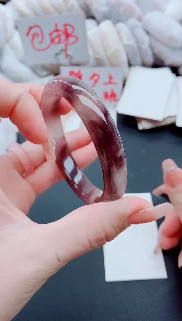 【闪购商品】石英质玉手镯未镶嵌H174-58-59