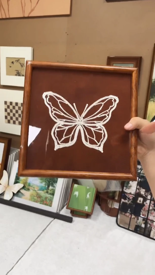 竖款25*25   蝴蝶
