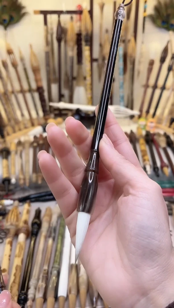 【清水试笔，拒绝蘸墨】墨琳笔庄毛笔1支兼毫