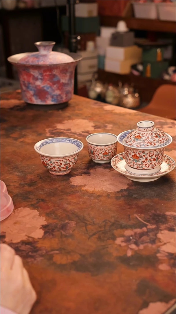 【闪购商品】陶瓷茶具（无礼盒无茶盘）@@A12099