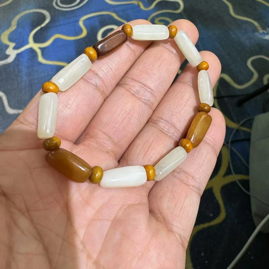 【有德玉业】-----和田玉手串一条