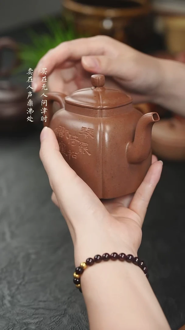 茶壶紫砂镜*徐志峰鹤鸣