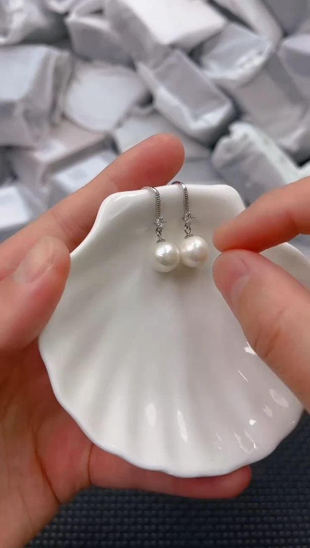 未镶嵌淡水珍珠耳饰ed1345