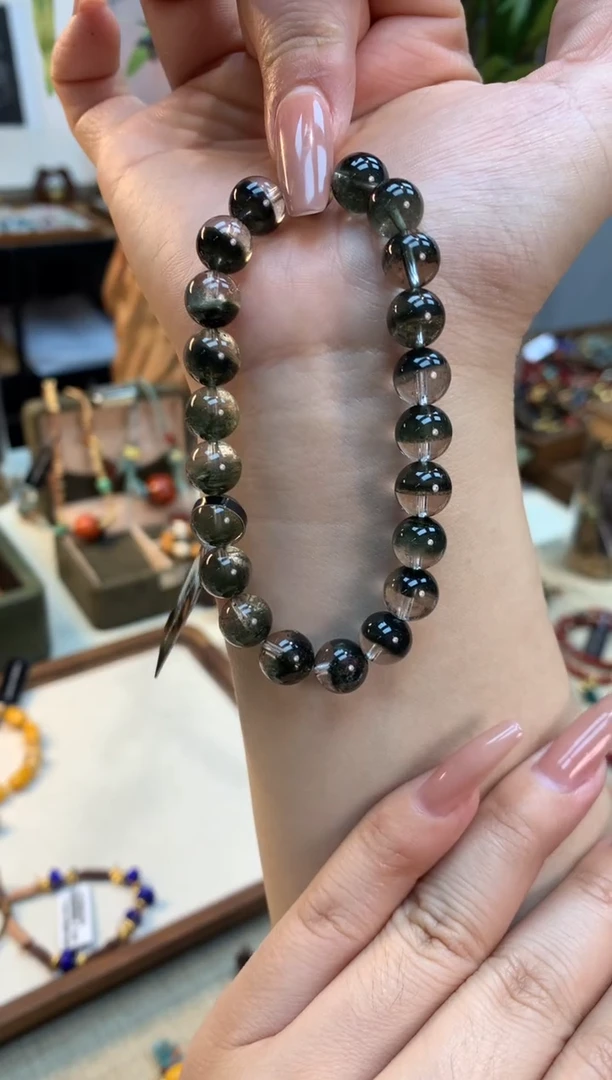 银S925镶嵌手链水晶 银S925镶嵌 手链 水晶