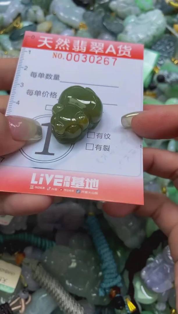 翡翠未镶嵌颈饰闪购0030267