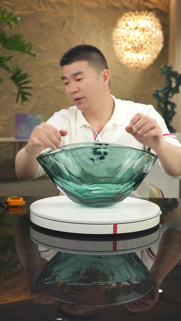 【闪购商品】瓷片福利海水蓝切面果碗