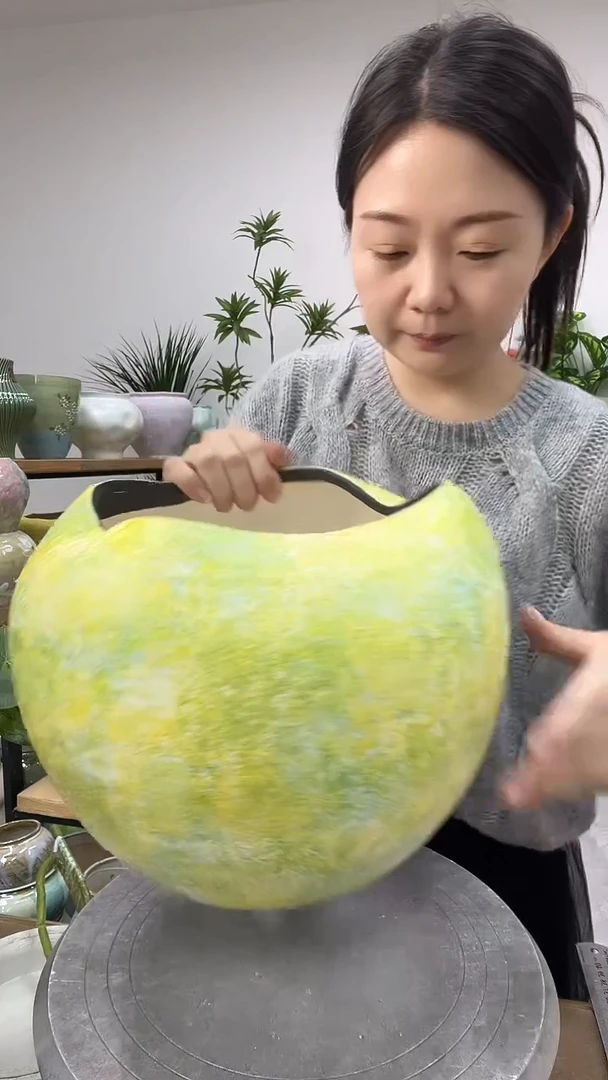 11.9陶瓷花盆直播链接高.   25   口21