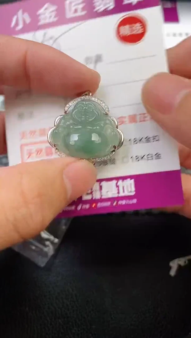 翡翠银S925镶嵌颈饰好*·