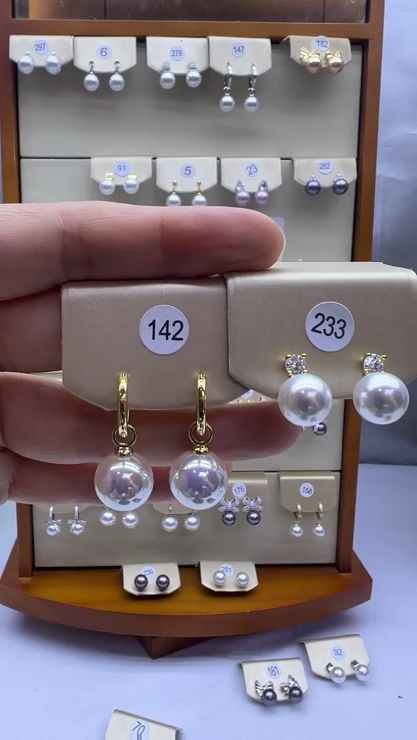 未镶嵌耳饰淡水珍珠142+233