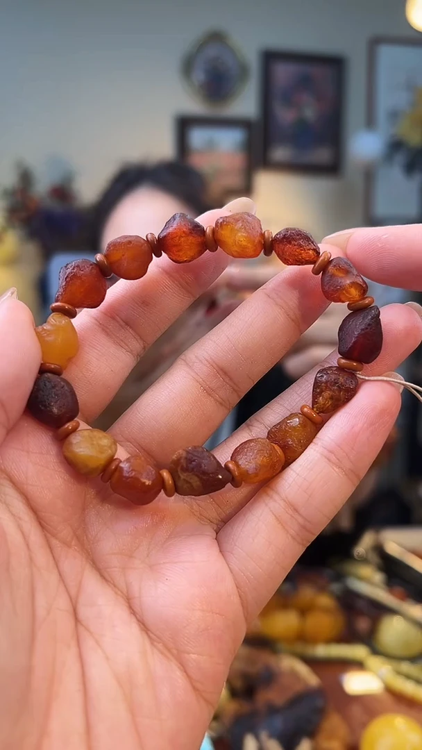 手串琥珀未镶嵌手串