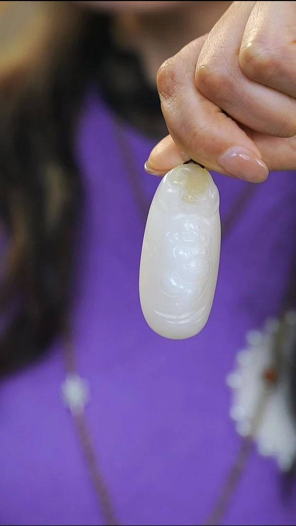 吊坠(不含链)未镶嵌和田玉和田玉吊坠