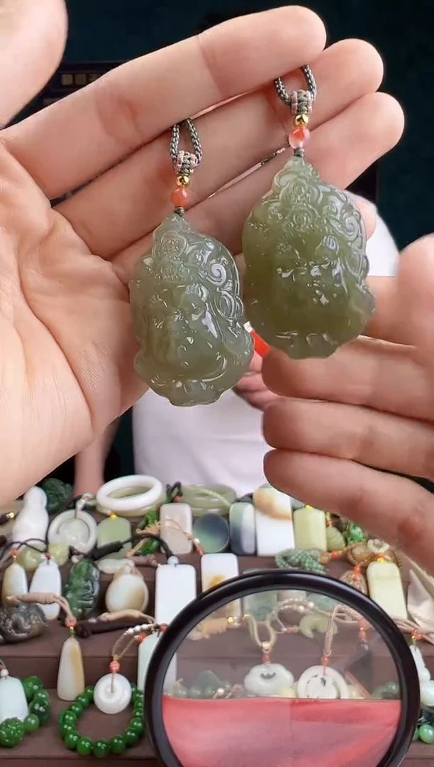 【闪购商品】和田玉颈饰未镶嵌ZZ 拍一发一 多样性发货