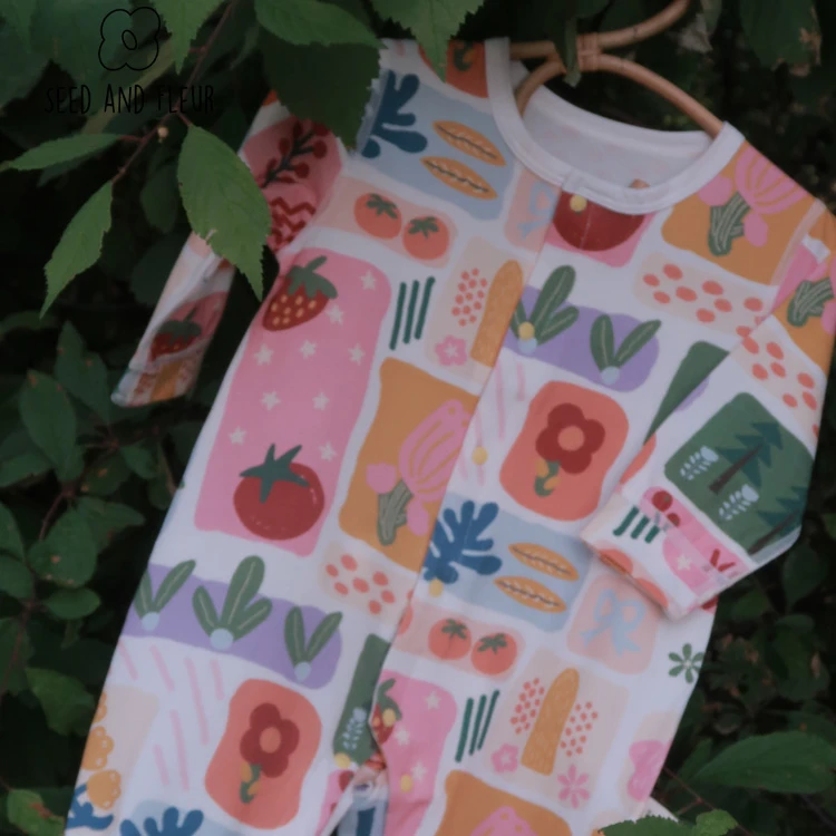 「小奶皮」宝宝长袖连体衣，小月龄大运动好搭子弹力足