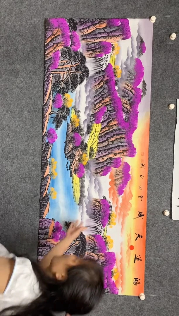 横款鸿运天成尺寸180*70