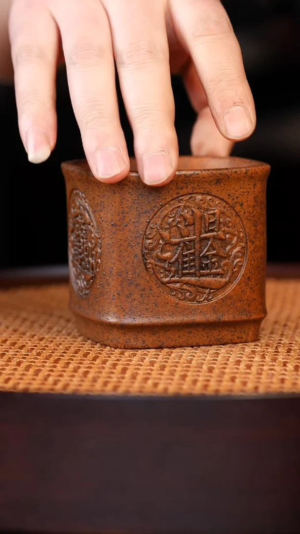 茶杯紫砂宜兴全手工原矿紫砂杯