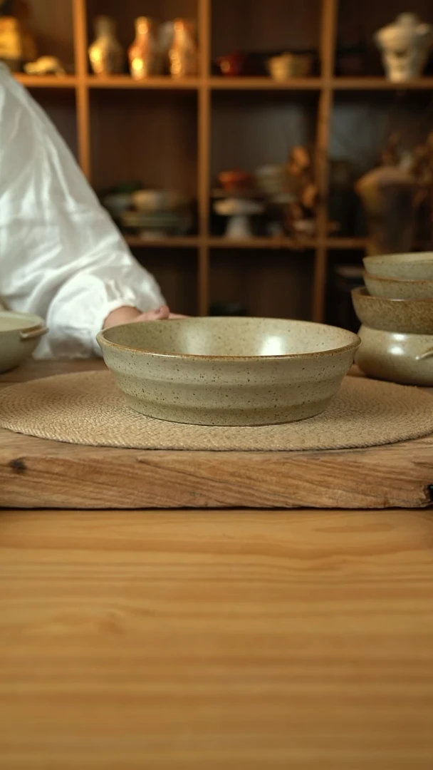 奶奶系列的9英寸螺纹直筒盘1个