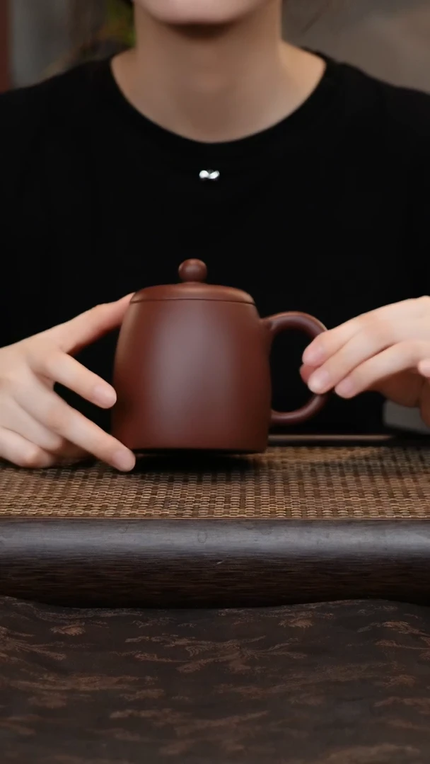 茶杯紫砂底槽清秦权