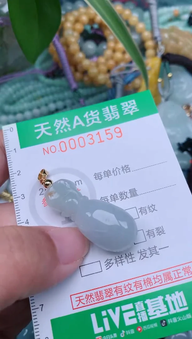 翡翠未镶嵌颈饰.0003159