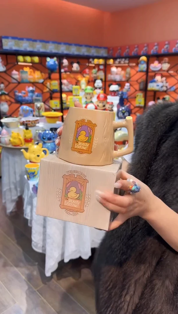 瓷片@@魔法奇缘小黄鸭陶瓷杯（礼盒）
