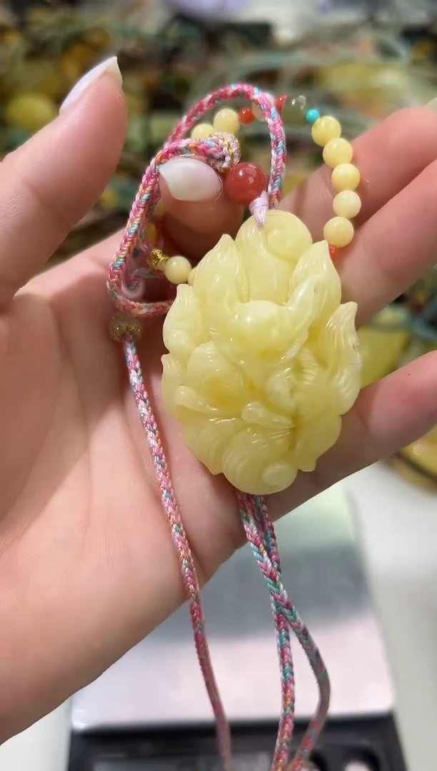 裸石琥珀未镶嵌琥珀蜜蜡吊坠