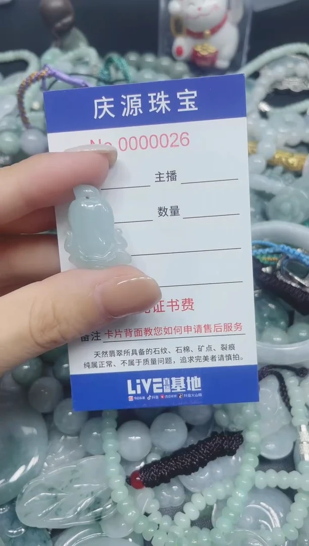 翡翠未镶嵌颈饰429