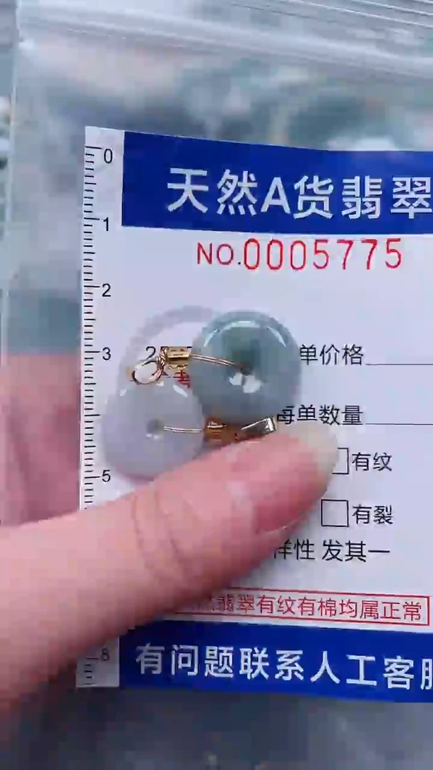 翡翠未镶嵌吊坠(不含链)1