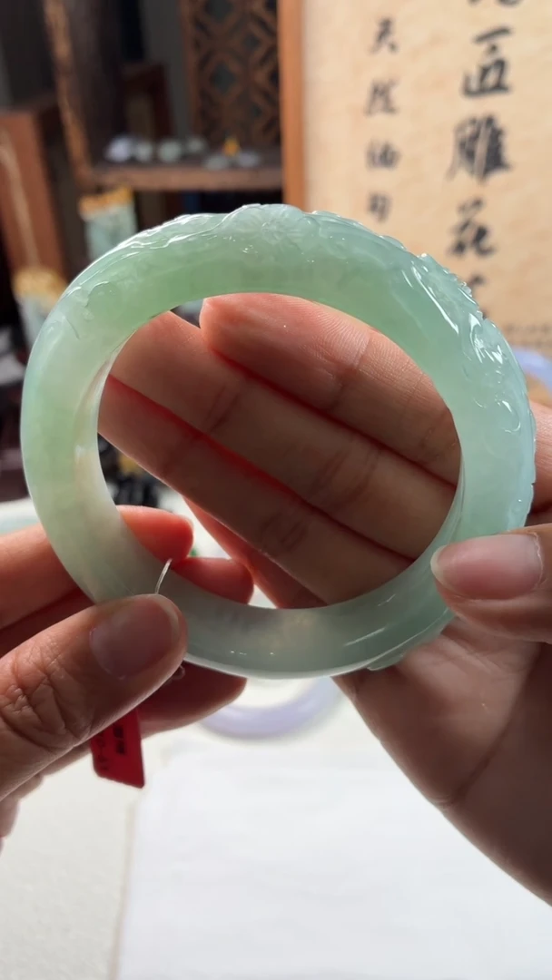 翡翠手镯未镶嵌3翡翠手镯61