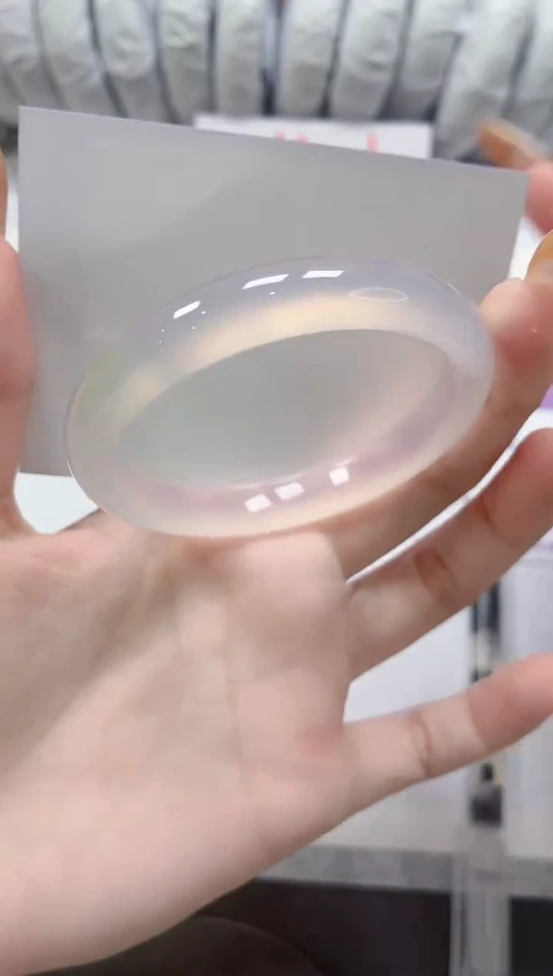 石英质玉手镯未镶嵌89-53.8冰糖雪梨