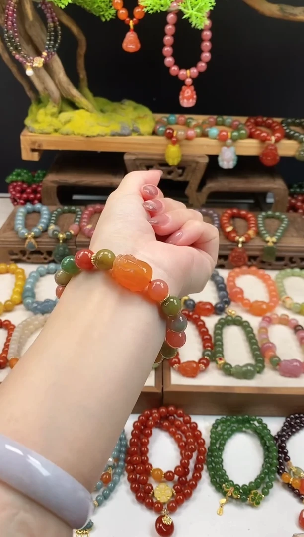 未镶嵌玛瑙手饰多宝貔貅10mm