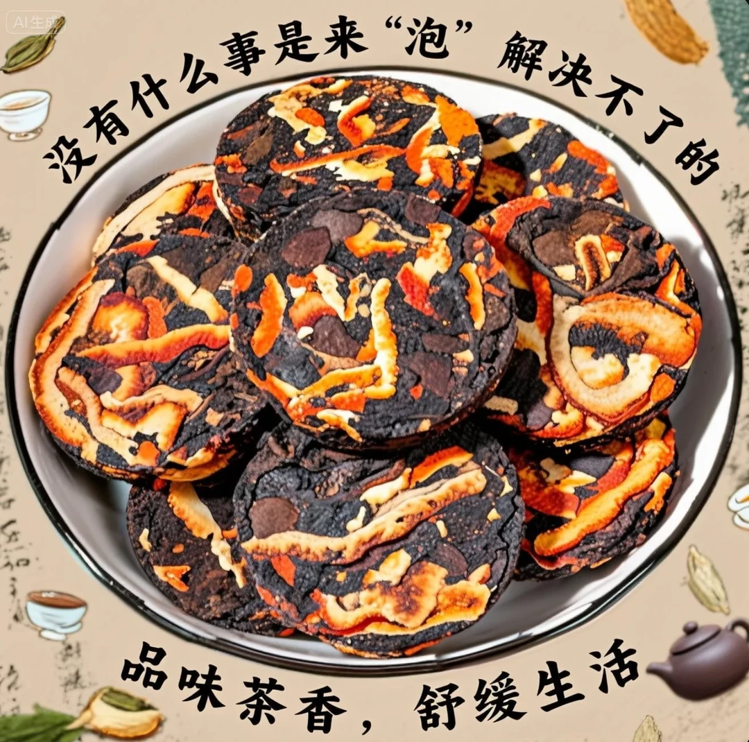 大小茶饼特级大礼包普洱正宗组合试喝陈皮茉莉生茶柠檬熟普洱茶饼