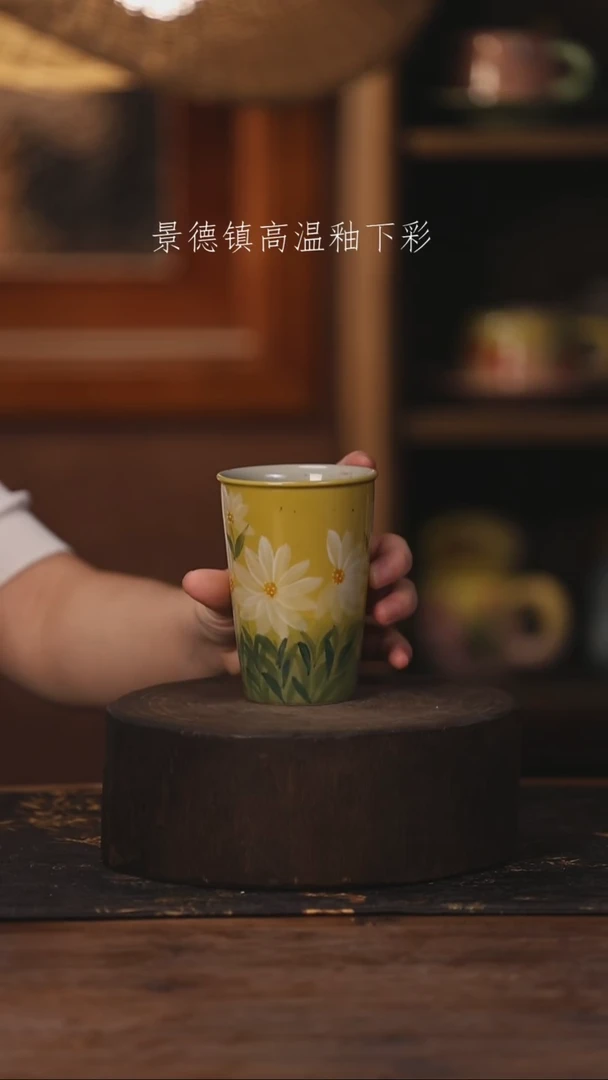 陶瓷景德镇高温釉下手绘陶瓷143