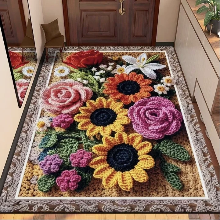 125【100*160】硅藻泥地垫卡通垫子入户软垫卫生间浴室防滑吸水