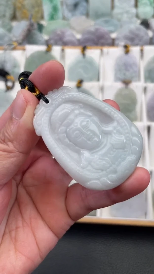 颈饰未镶嵌翡翠天然缅甸翡翠A货83